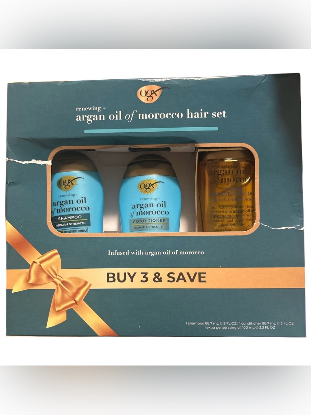 Argan Oil of Morocco Hair Care Set - As Is Box